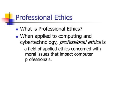 ppt professional ethics powerpoint presentation free download id 426145