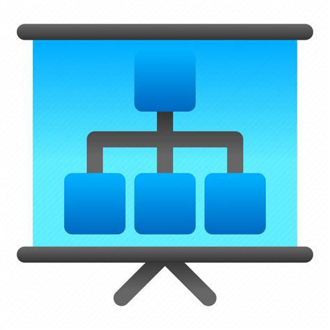 Presentation Hierarchy Organization Chart Icon Download On Iconfinder