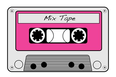 80s Cassette Tape Clipart Pota