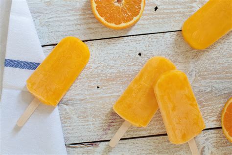 Orange And Mango Ice Lollies Ice Lolly Ice Lolly Recipes Smoothie