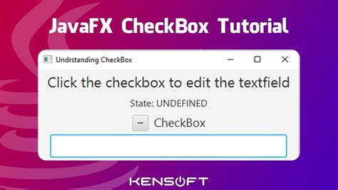 JavaFX CheckBox Tutorial Perfect For Beginners YouTube