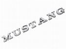 1967 Ford Mustang Chrome "MUSTANG" Fender Letters - STICK ON - Perfect ...