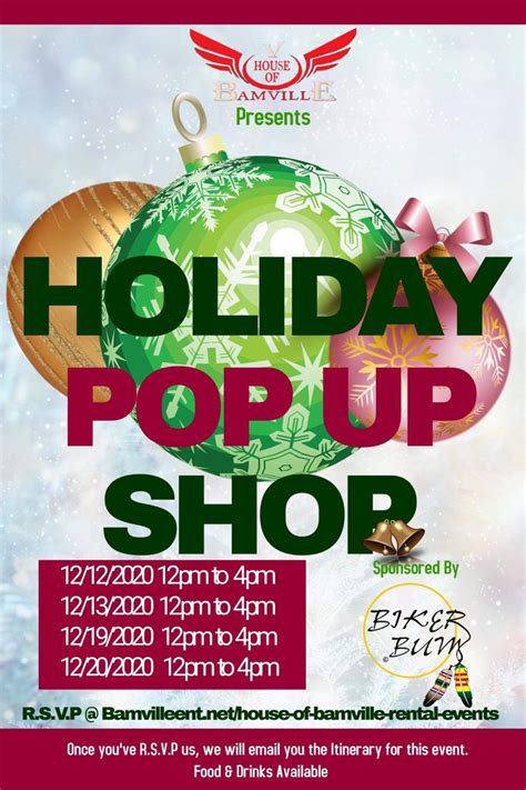 Holiday Pop Up Shop Pop Up Shop Holiday Pops Holiday Shop