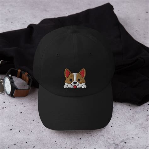Embroidered Corgi Hat Kawaii Hat Cute Hat Doggo Hat Pet Etsy Uk