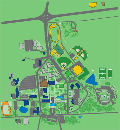 Arkansas Tech University Campus Map