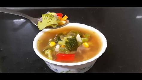 Rainbow Soup Detox Soup Recipe Healthy Veg Clear Soup Mix Veg Soup Recipe Weight Loss