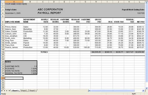 Payroll Report Template Excel Certified Payroll Form 31 Free