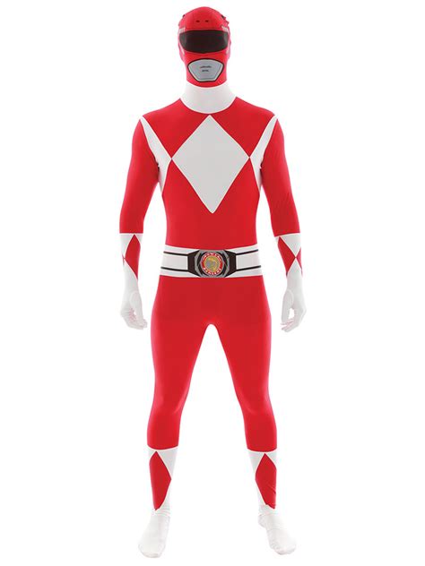 Power Rangers Red Morph Suit Adult Costume