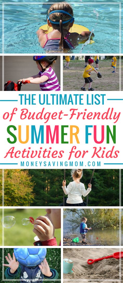 Budget Friendly Summer Fun Activities For Kids