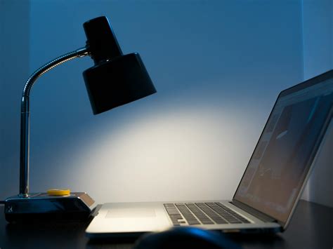 Free Stock Photo Of Lamp Laptop Light