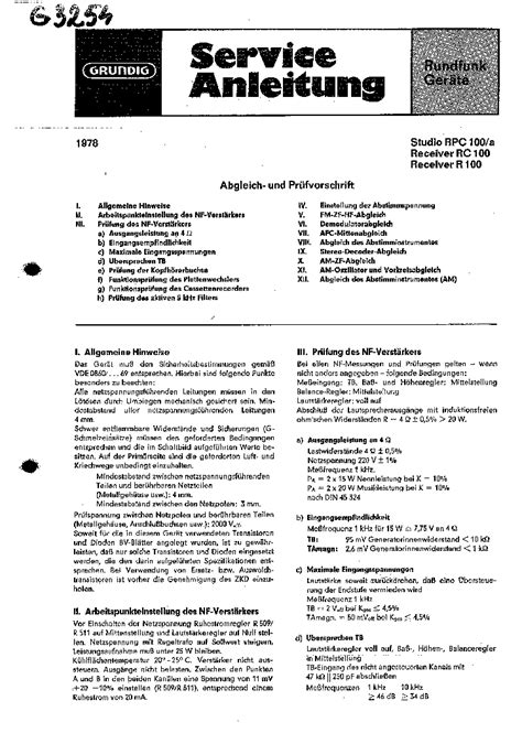 Grundig Rpc100 Rc100 R100 Sch Service Manual Download Schematics