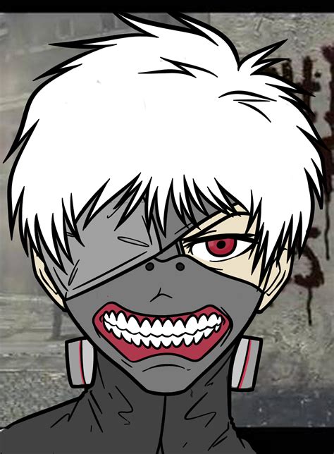 Ken Kaneki With Mask Tokyo Ghoul By Austinsanime On Deviantart