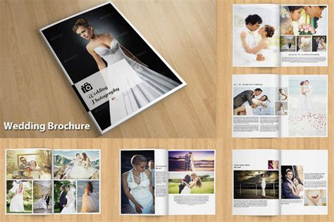 wedding brochure designs templates editable psd ai