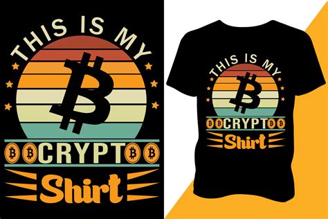 Bitcoin T Shirt Design Trending T Shirt Design 19026919 Vector Art At