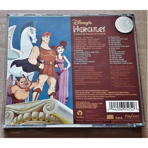Disneys Hercules Ost By Alan Menken David Zippel Cd With Progg
