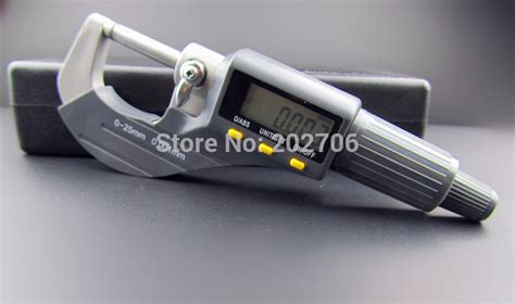 0 25mm Micron Digital Outside Micrometer Electronic Micrometer Caliper