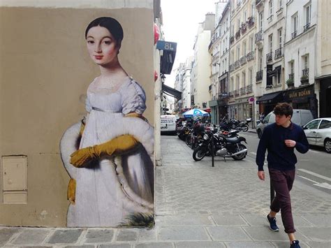 Mademoiselle Rivière By Ingres Street Art Modern Myth Local Museums