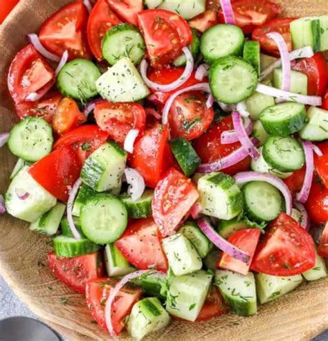 Marinated Cucumber And Tomato Salad Timebuzz