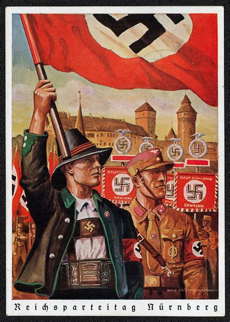 1938 Reich Party Rally Of The Nsdap In Nuremberg Austrian Ns Member