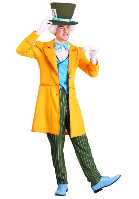 Mens Plus Size Classic Mad Hatter Costume