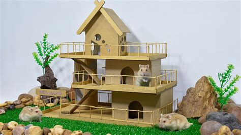 Hamster House Diy Mini Hamster Castle Lovely And Easy Made From