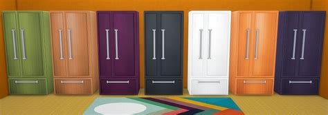 My Sims 4 Blog 15 Refrigerator And Stove Recolors By Saudadesims