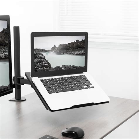 Vivo Single Laptop Notebook Desk Mount Stand Fully Adjustable