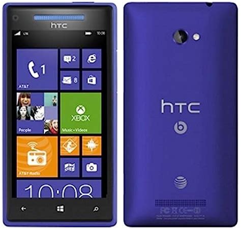 Htc 8x 8gb Unlocked Gsm Windows 8 Smartphone Blue Cell
