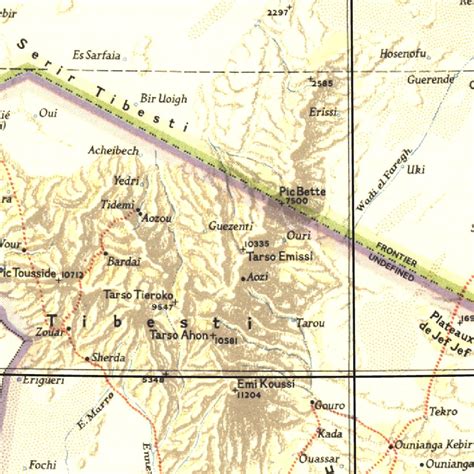 Northern Africa Map 1954 Map By National Geographic Avenza Maps