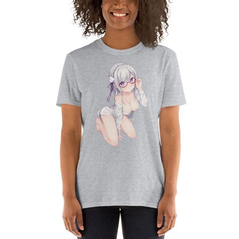 Ecchi Busty Anime Girl T Shirt Etsy