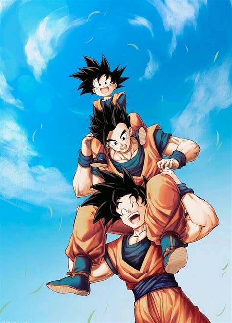Goku Gohan And Goten By Lexisilent On Deviantart