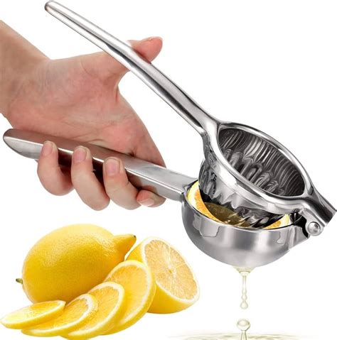 Lemon Squeezer Stainless Steel Manual Fruit Squeezer Manual Citrus Press Juicer Ph