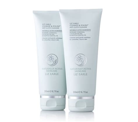 Liz Earle Cleanse And Polish Hot Cloth Cleanser Duo 200ml Qvc Uk