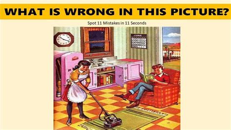 picture puzzle riddles what is wrong with this picture spot 11 mistakes in 11 seconds