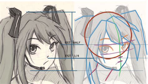 How To Draw Anime Miku Vocaloid Drawing And Digital Painting Tutorials Online