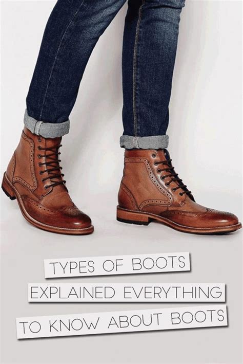 types of boots explained everything to know about boots