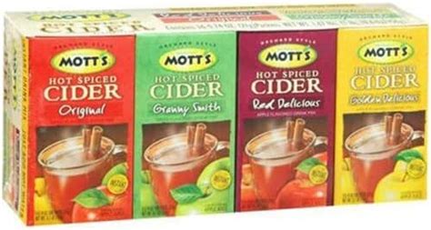 Mott S® Hot Spiced Cider Variety 36 74 Oz Ct Xmas Ts Thanksgiving Holidays