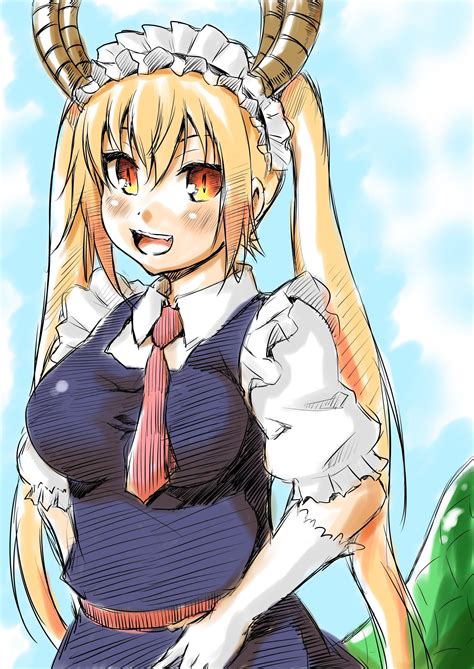 Blushing Tohru Dragon Maid Animeart