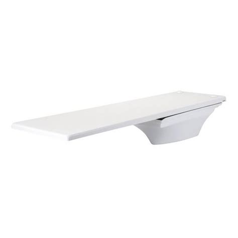 8 Fibre Dive Diving Board With Flyte Deck Ii Stand Radiant White In
