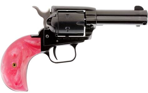 Heritage Rough Rider Bird Head 22lr 22 Mag Revolver With Pink Pearl