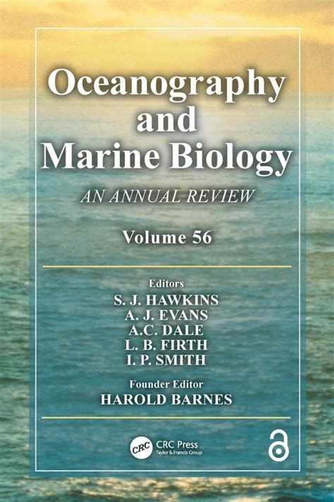 Oceanography And Marine Biology An Annual Review Volume 56 Nhbs
