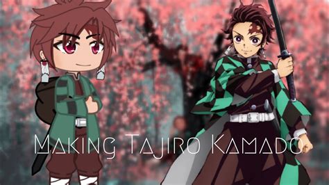 Making Tanjiro Kamado From Demon Slayer In Gacha Club Youtube