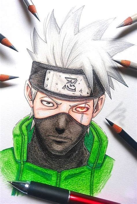 Kakashi Cool Naruto Drawings