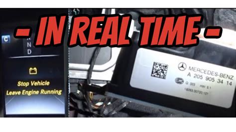 2015 Mercedez Benz C300w205 Auxiliary Battery Fix In Real Time