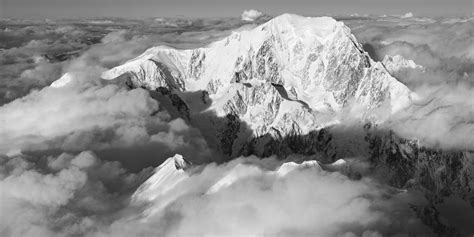 Photo Panoramique Du Massif Du Mont Blanc