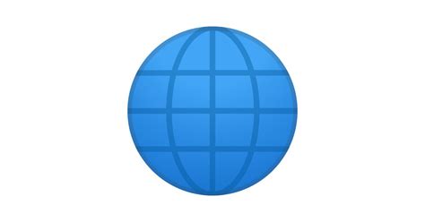 🌐 Globe With Meridians Emoji