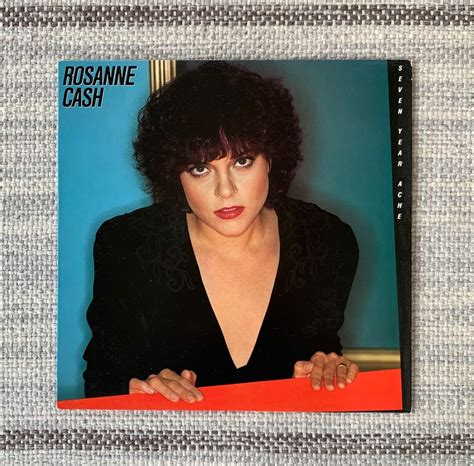 1981 Disco De Vinilo Vintage Rosanne Cash Seven Year Ache Etsy España