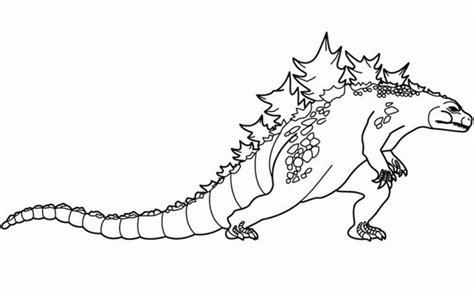 Printable Godzilla Coloring Pages PDF Coloringfolder In 2022