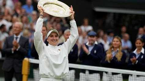Marketa Vondrousova Won The Wimbledon Championship The Observatorial Hot Sex Picture
