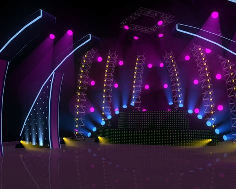 Concert Stage 3D Model - CGTrader.com